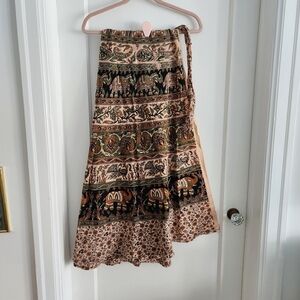Cotton Wrap Skirt From India